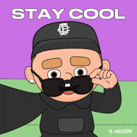 Stay Cool Chill GIF by OneFootball Heads