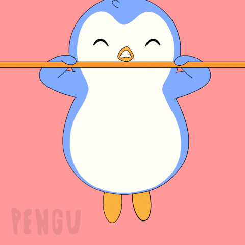 Fitness Sweating GIF by Pudgy Penguins