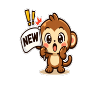 Japan Monkey Sticker