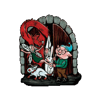 pohadkyodani dragon books reading read Sticker