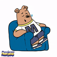 Tired Good Night GIF by Meme World of Max Bear