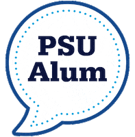 Stamp Psu Sticker by Donald P. Bellisario College of Communications
