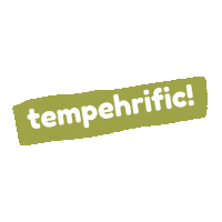 tempehking vegan tempe plant power tempeh Sticker
