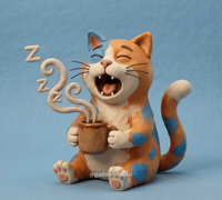Yawning Wake Up GIF