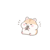 Hungry Nom Nom Sticker by tururi
