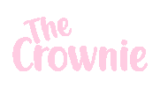 Logo Pink Sticker by The Crownie