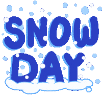 Sledding Snow Day Sticker