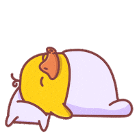 Happy Good Night Sticker by FOMO Duck