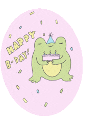 Birthday Cake Sticker