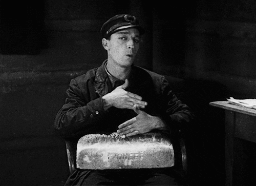 buster keaton classic thumb trick GIF by Maudit