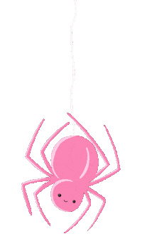 Pink Spider Sticker by Get Your Teach On