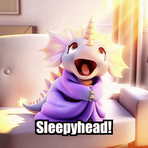Tired Sleepyhead GIF by Divineasaur