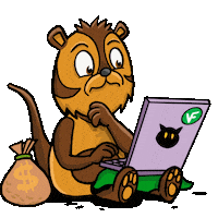 Work Wondering Sticker by VeeFriends