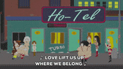 hotel jimmy valmer GIF by South Park 