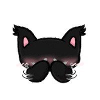 budjifriends cats in love shy blush Sticker