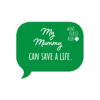 Minifirstaid mummy first aid mum life save a life Sticker