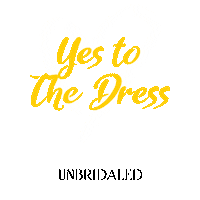 Wedding Dress Bride Sticker by Unbridaled Boutique