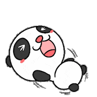 Happy Panda Sticker