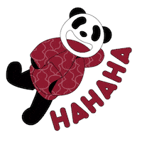 Happy Panda Bear Sticker by Qeelin Jewellery