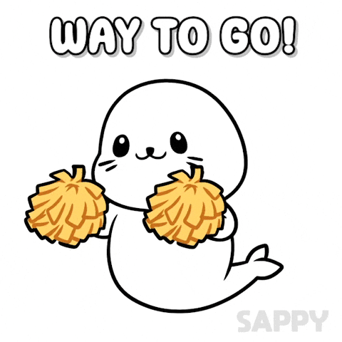 Way To Go GIF by Sappy Seals