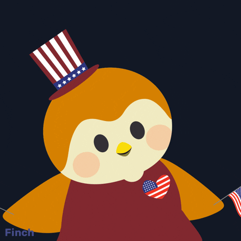 Independence Day Celebration GIF by Finch Care