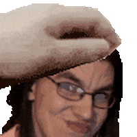 Bazz1TV happy hair pet silly Sticker