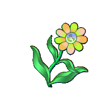 FishbrainFr flower sunflower fishbrain49 dance flower Sticker