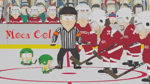 playing ice hockey GIF by South Park 