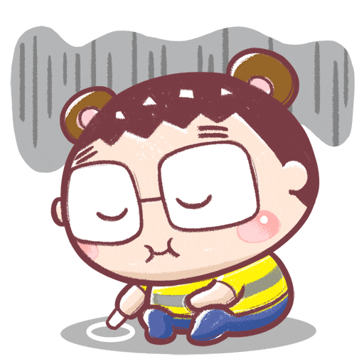 Sad Sticker by Bear Boss Buddies