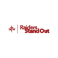 Raiders Stand Out Sticker by Northwestern College