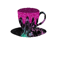 Cup Of Tea Space Sticker by TheGrungeMonkey