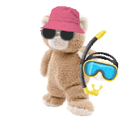 Teddy Bears Summer Sticker