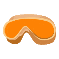 Eye Glasses Swimming Sticker by Dev