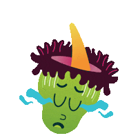 Sad Art Sticker