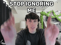 Ignore Look At Me GIF