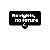 COCNederland rechten coc nederland no rights no future coc nld Sticker