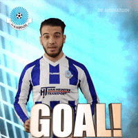 Voetbalvereniging_Scherpenzeel voetbal bal blauwwit hoofdklasse GIF