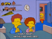 lisa simpson todd flanders GIF