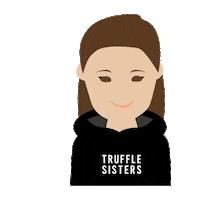 TruffleSisters wink perfect knipoog truffle Sticker