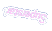 Type Superstar Sticker