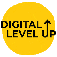 nova_gmbh yellow circle nova digitallevelup Sticker