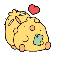 Love Birds Couple Sticker by Kennysgifs