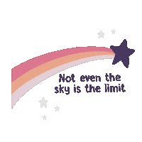 Shooting Star Girl Sticker by Mango Publishing