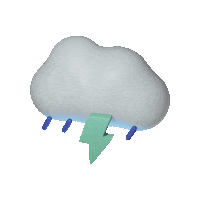Rain Cloud Sticker by shore_software