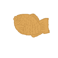 buta3buhi2 魚 たい焼き 和菓子 鯛焼き Sticker