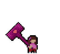 Girl Hammer Sticker