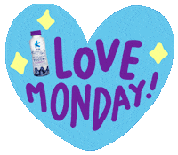 Monday Love Sticker by kindairyid