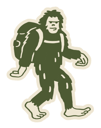 Big Foot Sasquatch Sticker by Homes Alive Pets