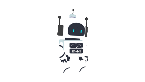 Kenyons giphyupload logo design running Sticker