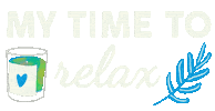 Relax Candles Sticker